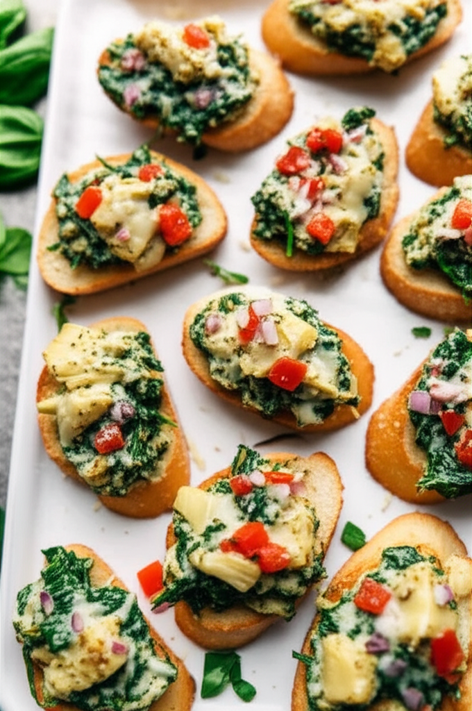 Artichoke Spinach Bruschetta image