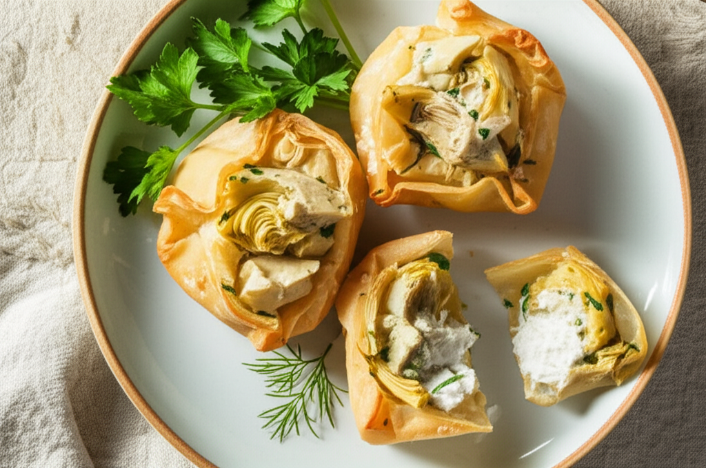 Artichoke And Goat Cheese Calzette image