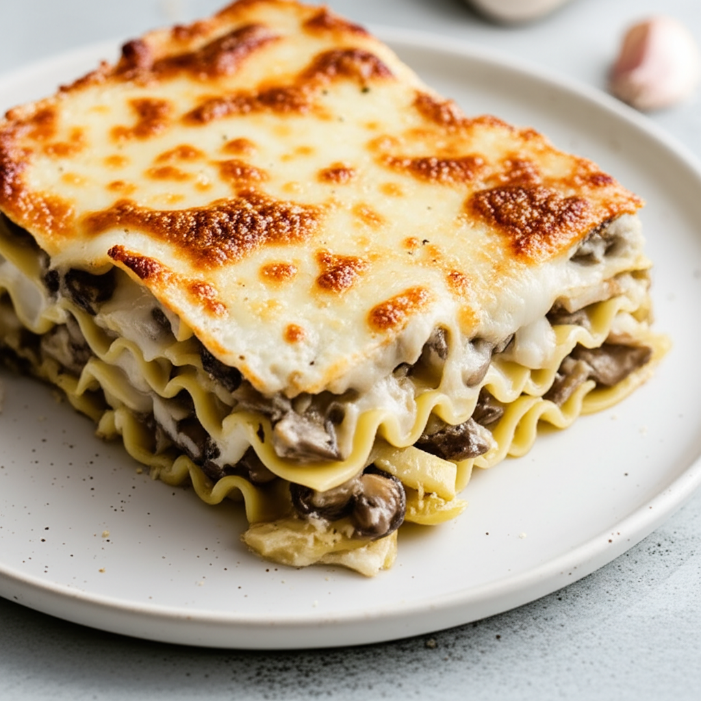 Artichoke And Mushroom Lasagna image