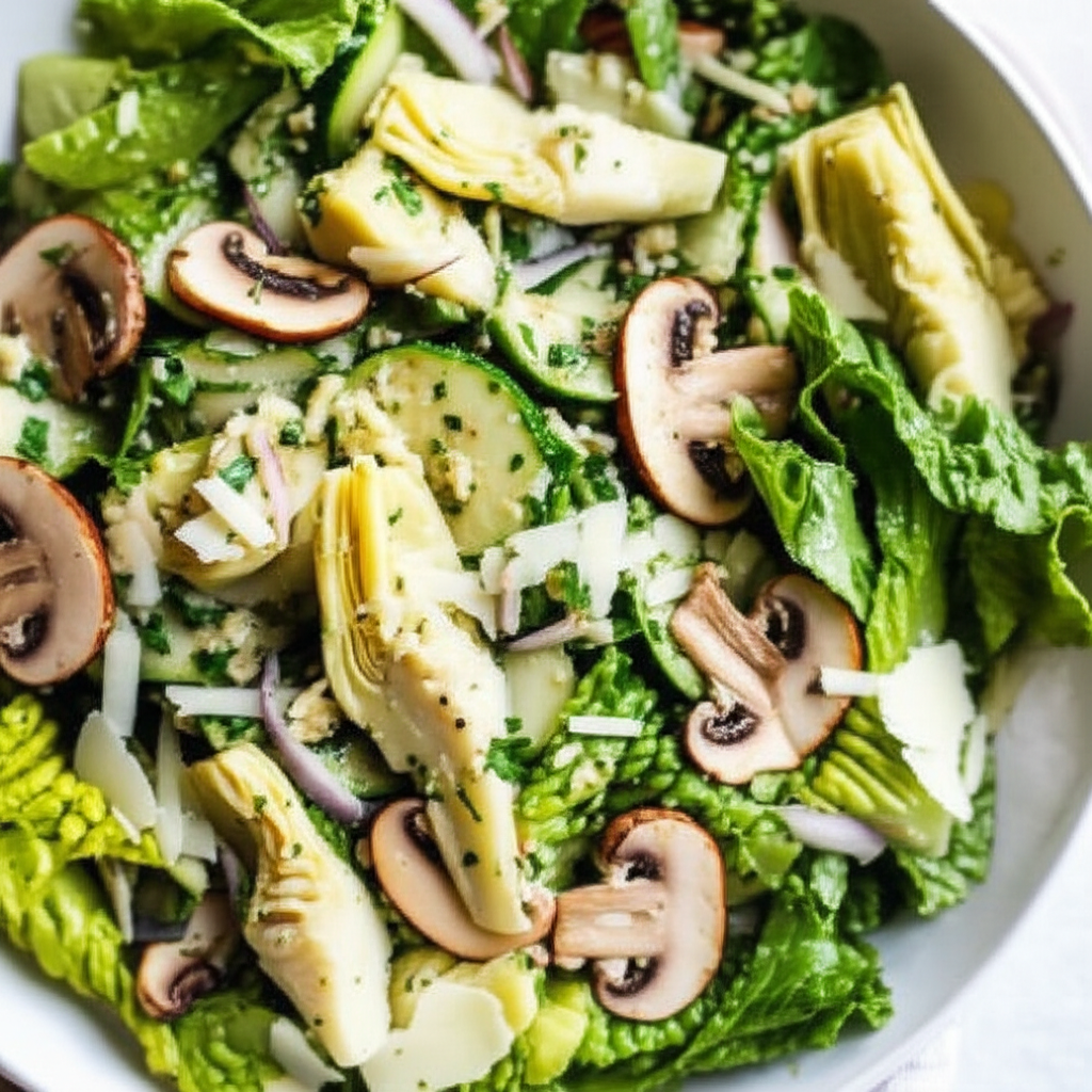 Artichoke And Zucchini Salad image