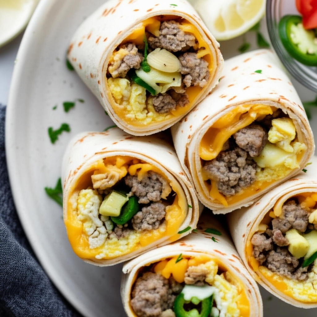 Artichoke Breakfast Burritos image