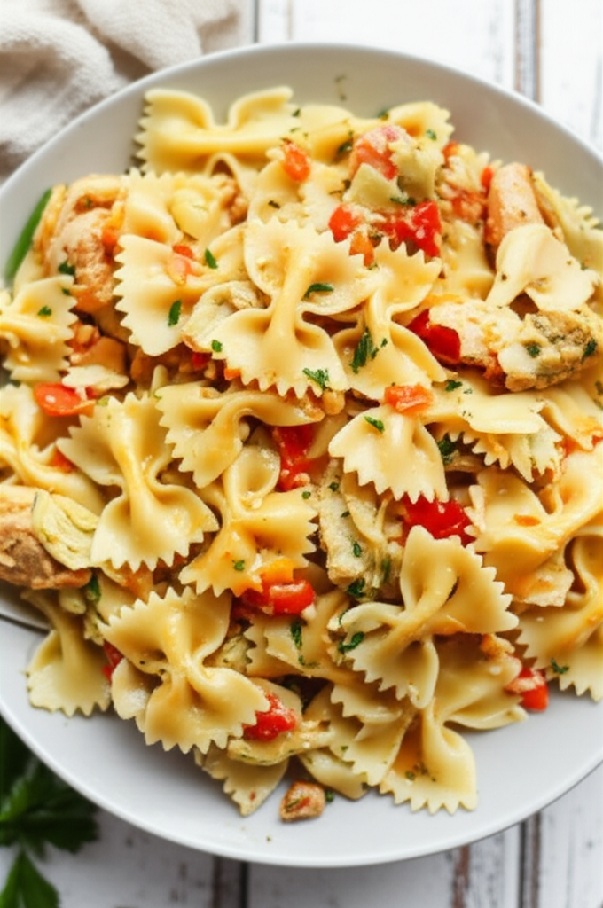 Artichoke Chicken Pasta image