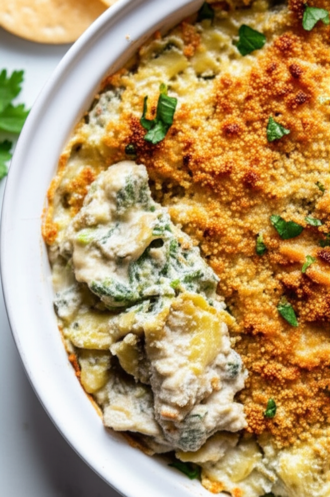 Artichoke Dip With Salsa Zing image