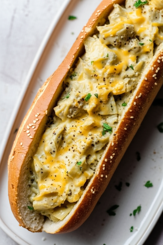 Artichoke Garlic Bread image