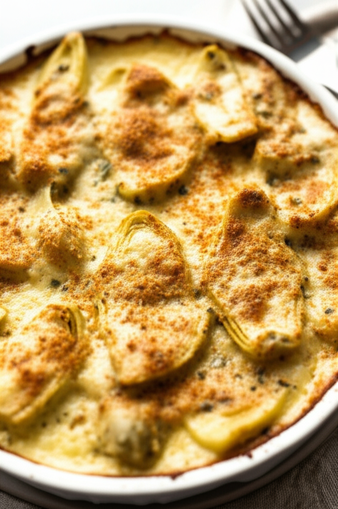 Artichoke Hearts Au Gratin image