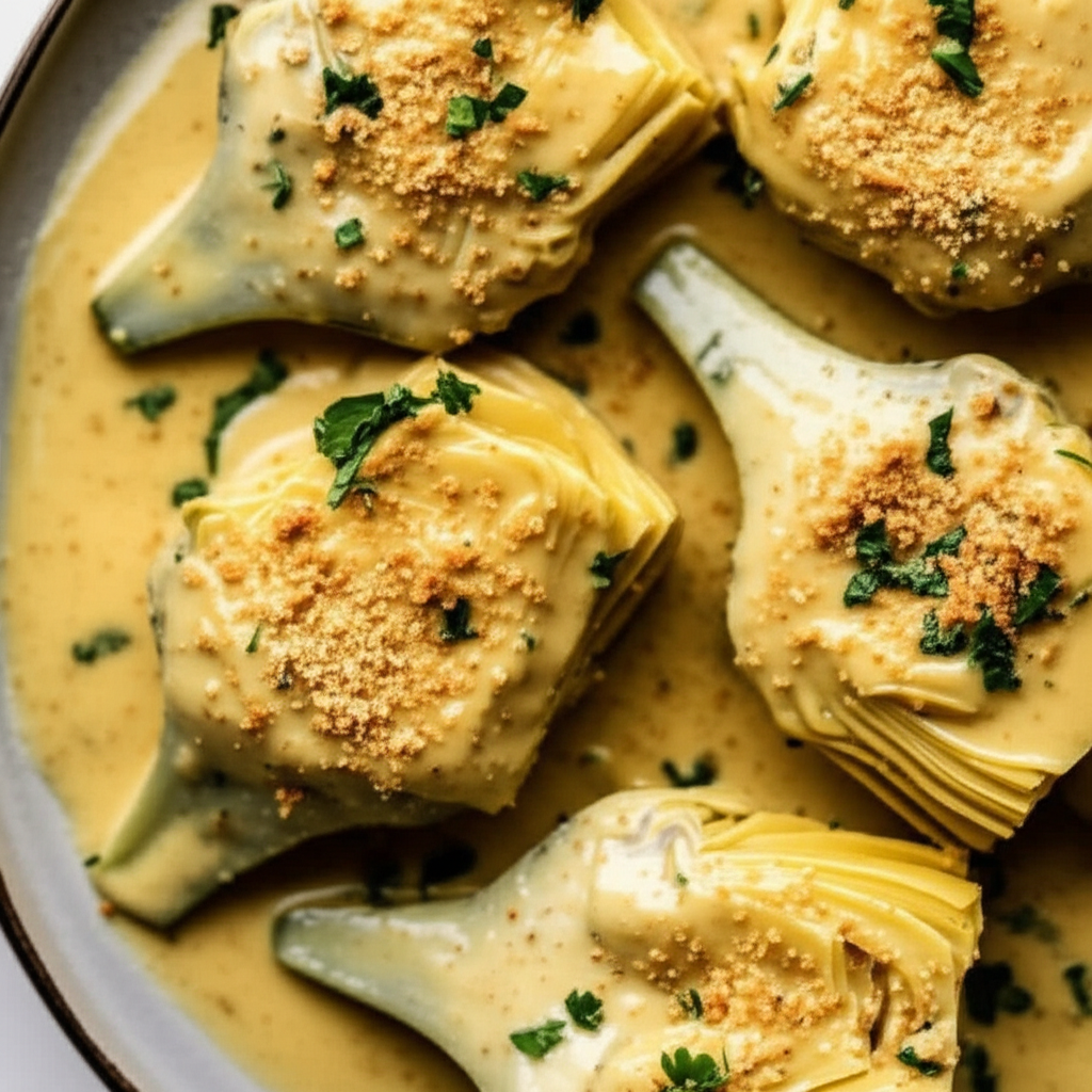 Artichoke Hearts In Mustard Sauce image