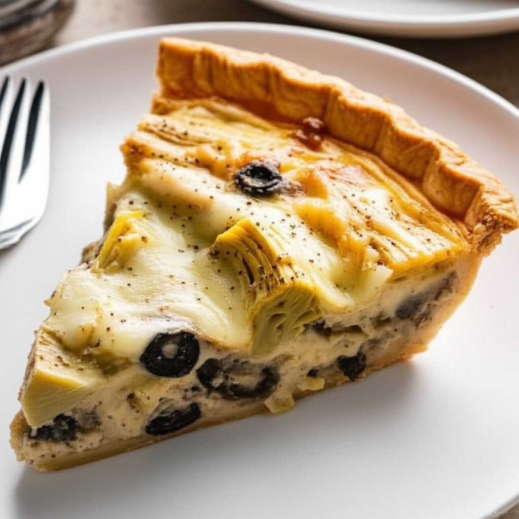 Artichoke Mushroom Pie image