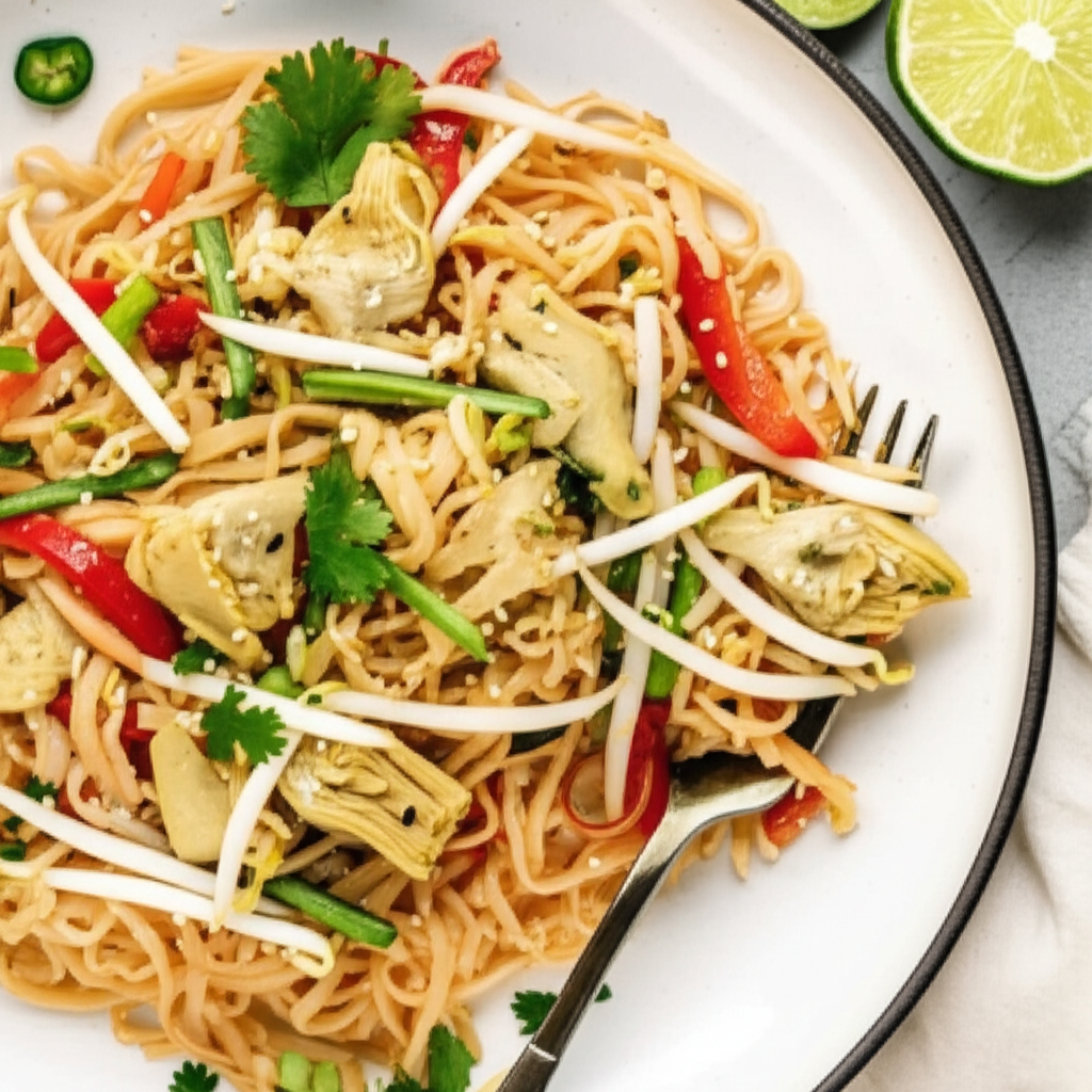 Artichoke Pad Thai image