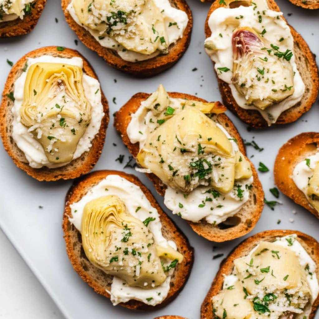 Artichoke Parmesan Canapes image