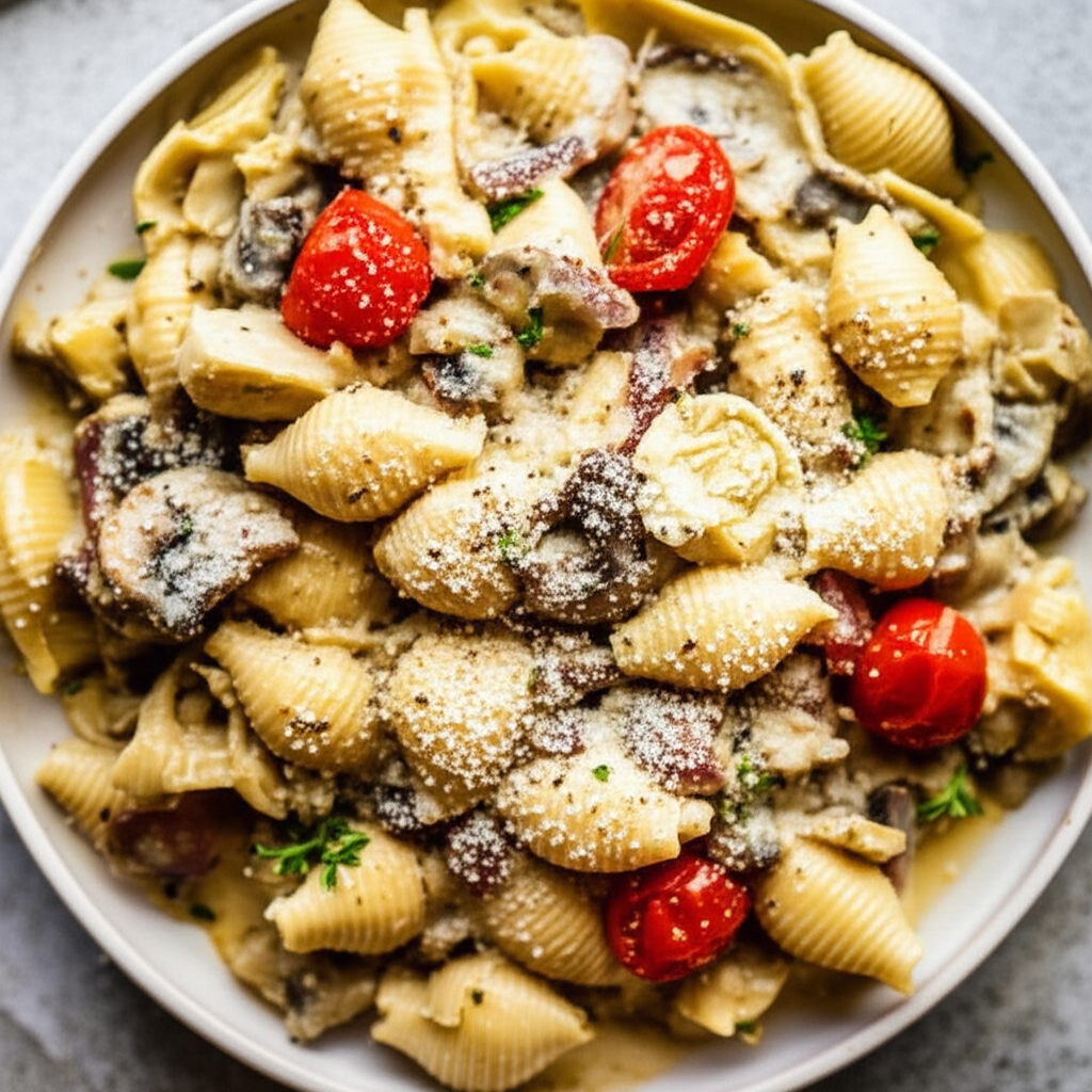 Artichoke Pasta Casserole image