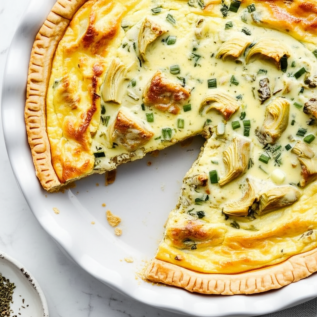 Artichoke Souffle Pie image