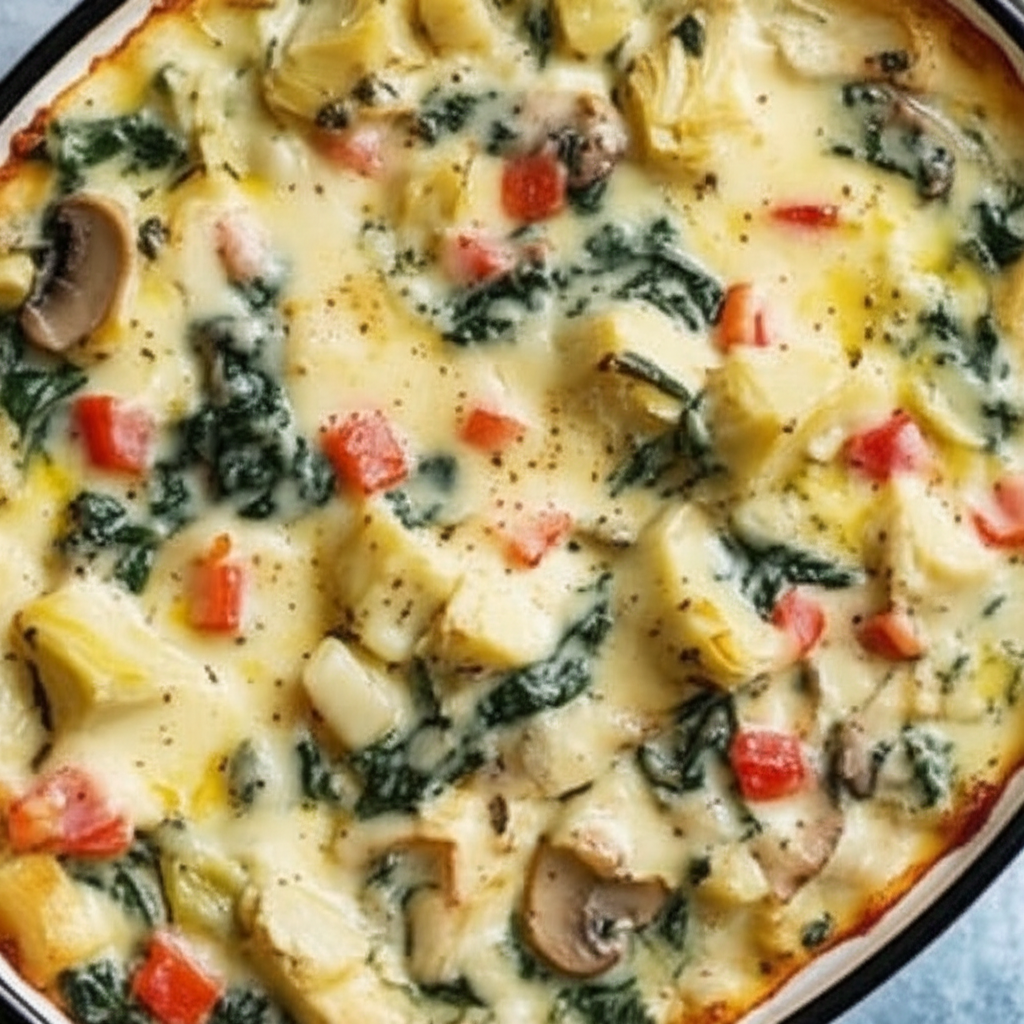 Artichoke Spinach Casserole image