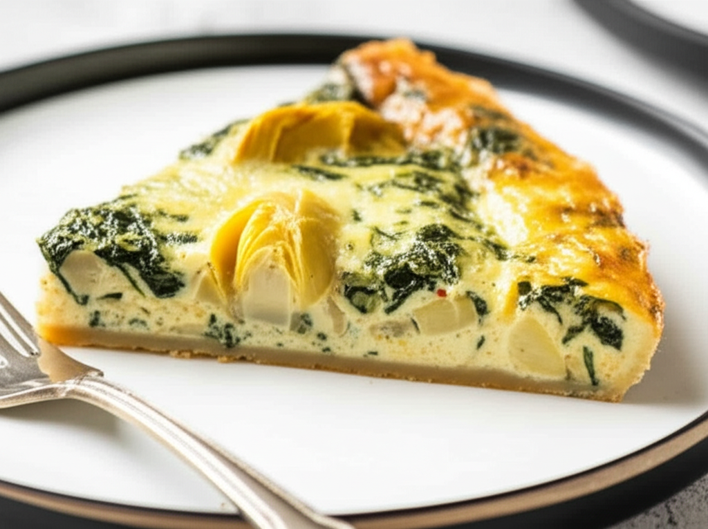 Artichoke Spinach Frittata image