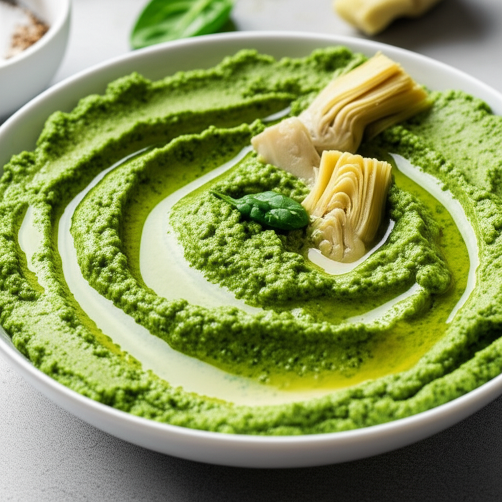 Artichoke Spinach Hummus image