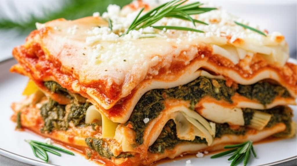 Artichoke Spinach Lasagna image