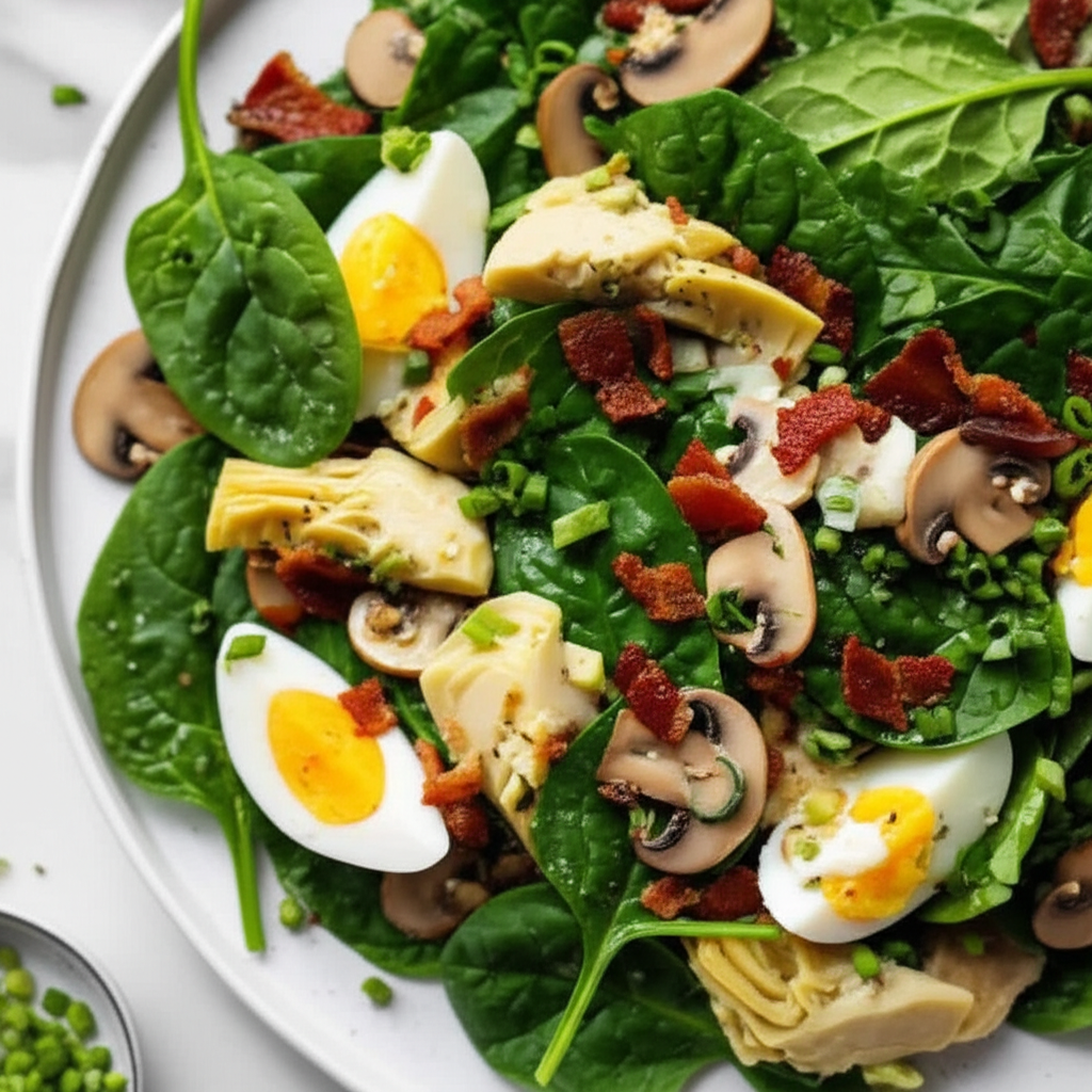 Artichoke Spinach Salad image