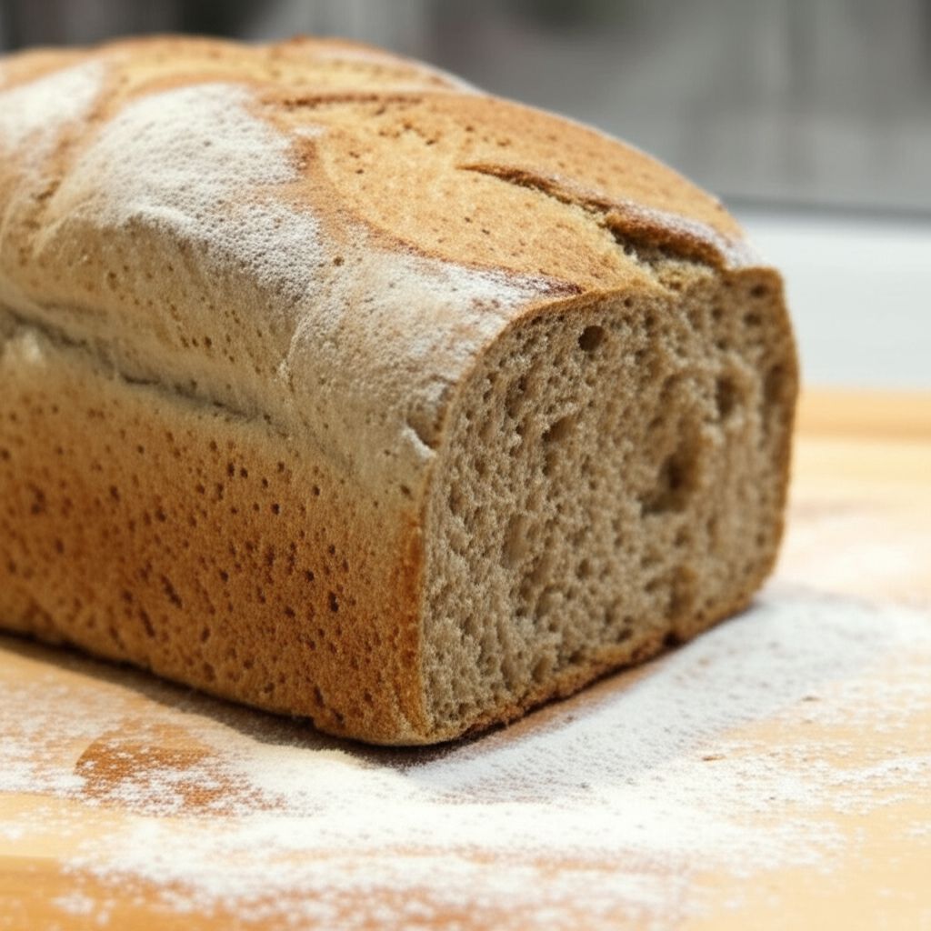 100 Whole Wheat Bread Plain And Simple No Knead image