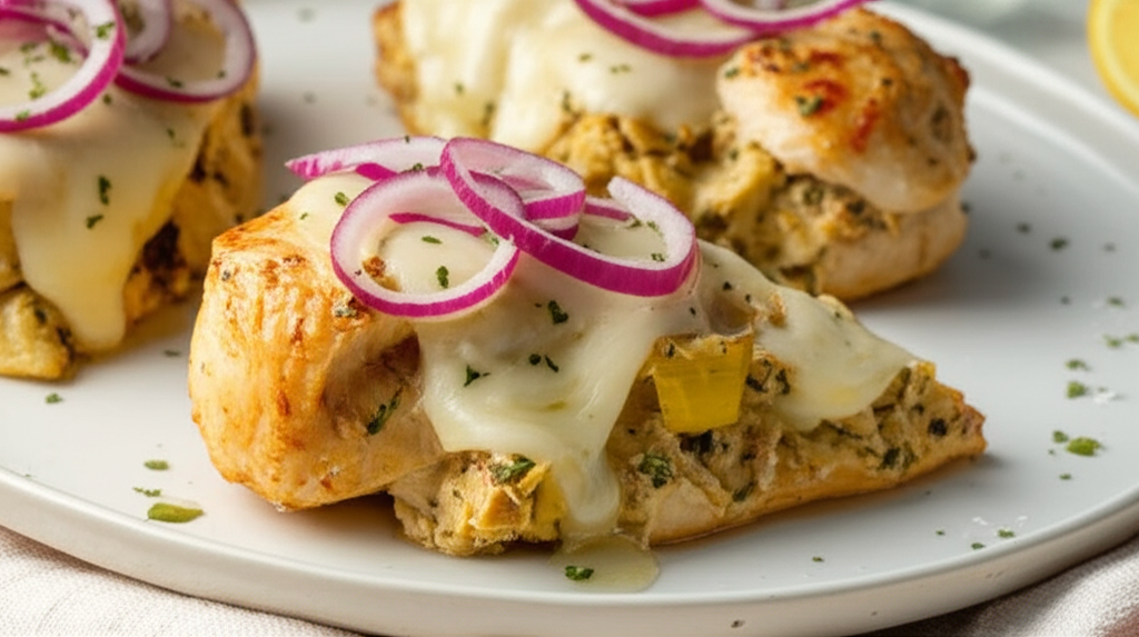 Artichoke Stuffed Chicken Breasts image
