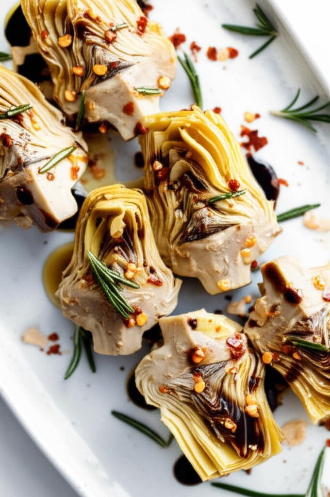 Arty Choke Horses Doovers With Balsamic Garlic image