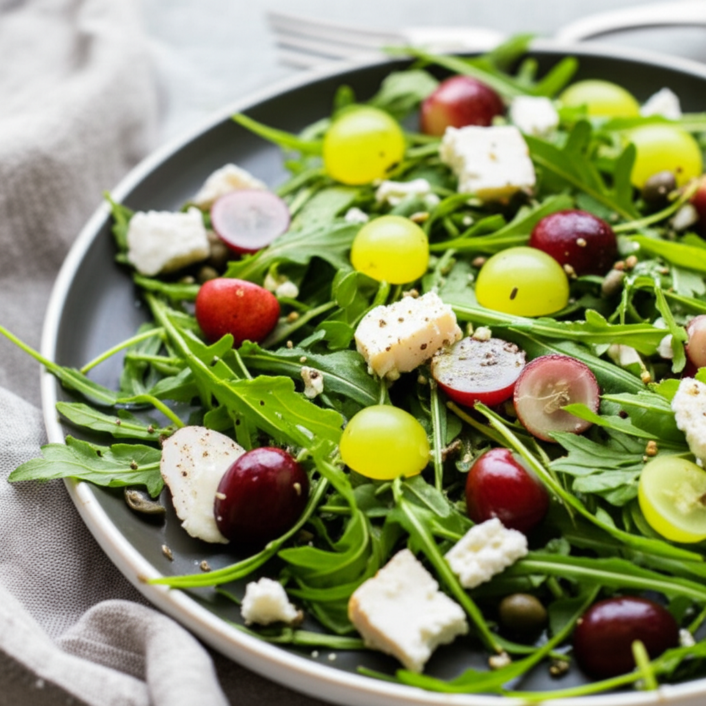 Arugula And Goat Cheese Salad image