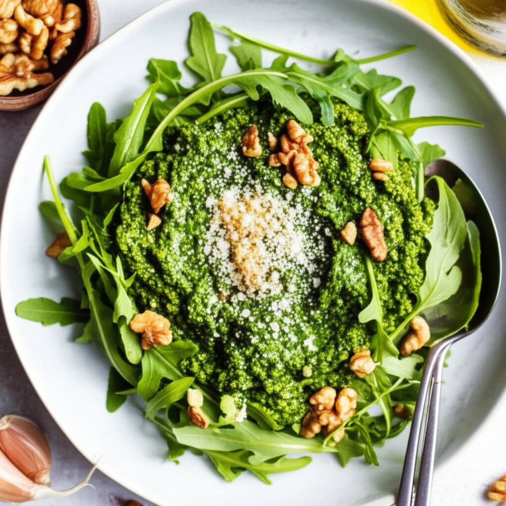 Arugula And Walnut Pesto image