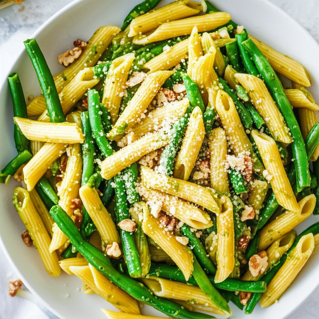 Arugula And Walnut Pesto With Penne image