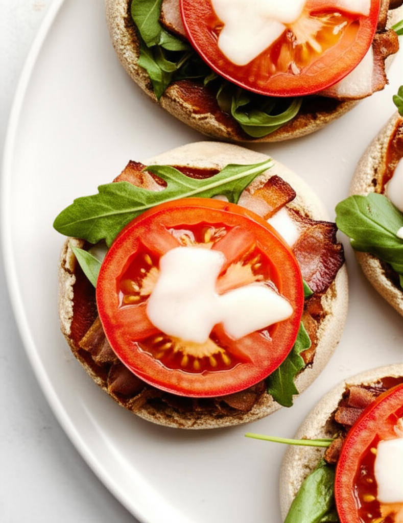 Arugula Blt Pizzas image