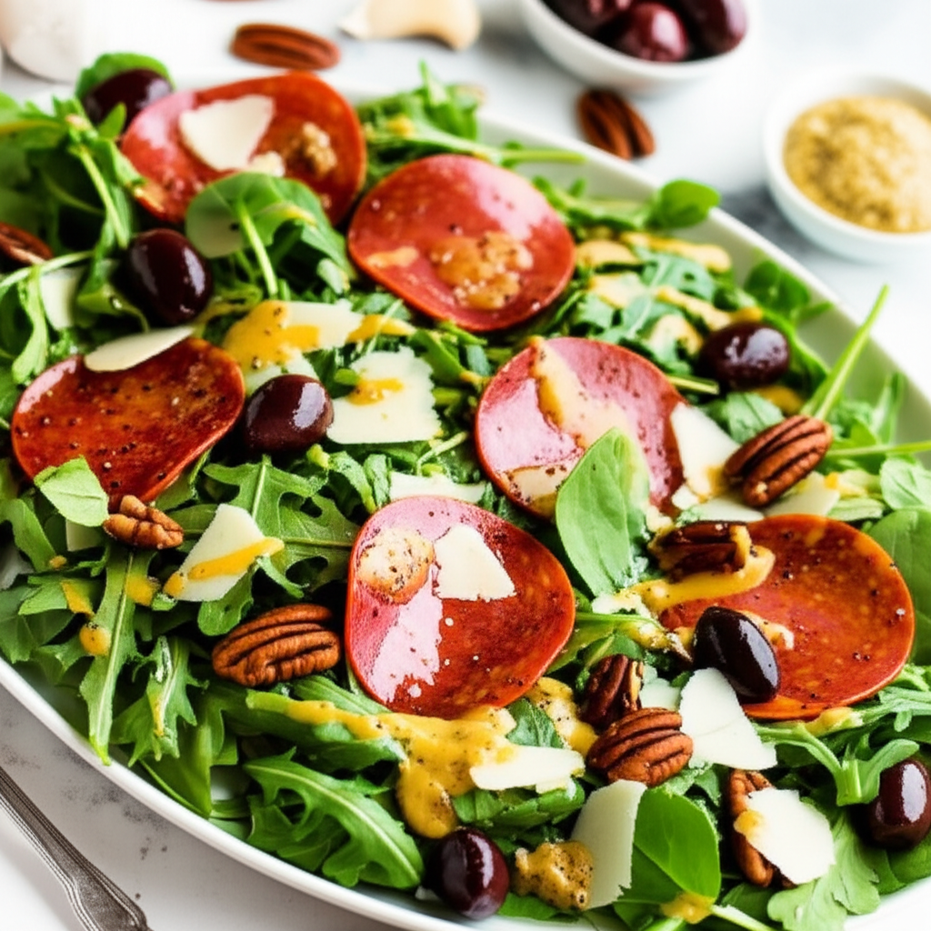 Arugula Pepperoni Salad image