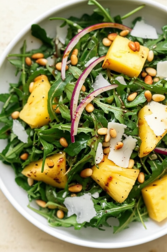 Arugula Pineapple Salad image