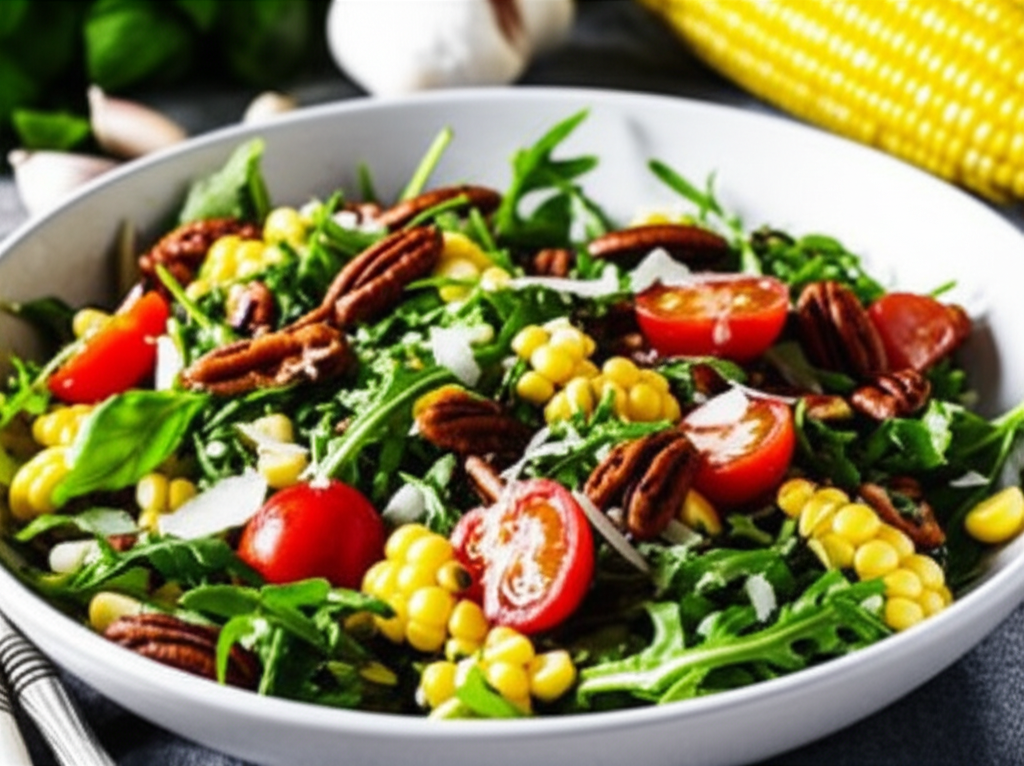 Arugula Tomato And Corn Salad image
