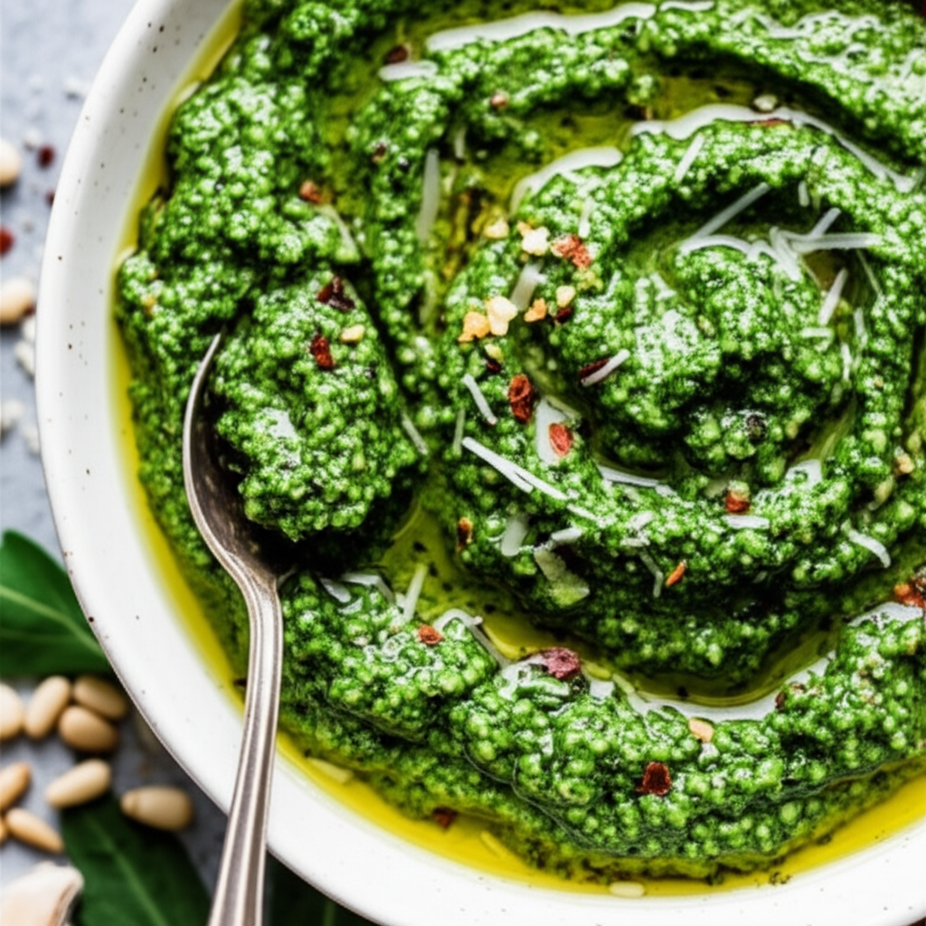 Arugula Basil Pesto image