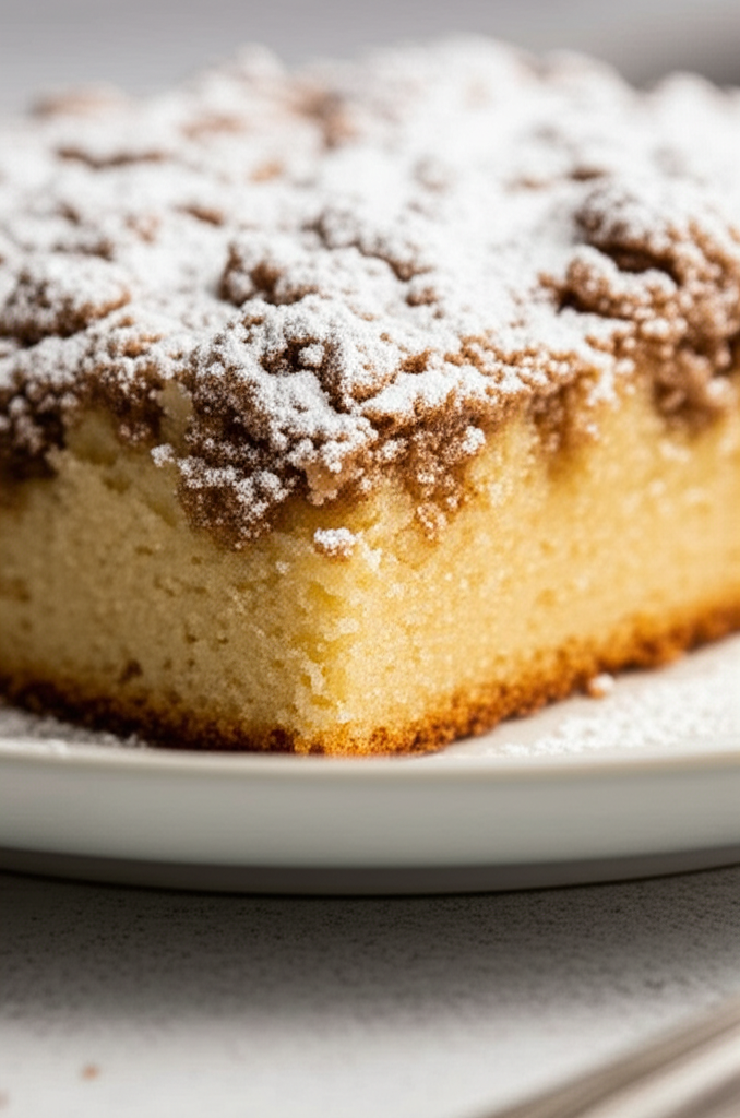 Ashkenazic Sour Cream Coffee Cake Smeteneh Kuchen image