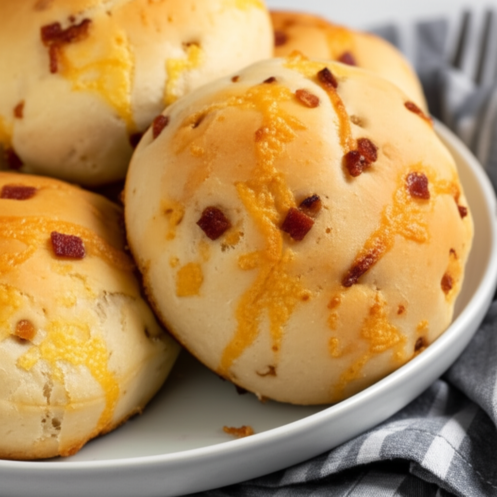 Asiago Baco Buns image