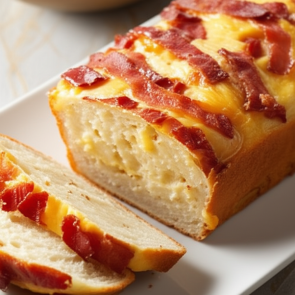 Asiago Bacon Breakfast Bread image