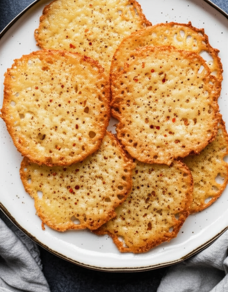 Asiago Pepper Frico Crispy Cheese Wafers image