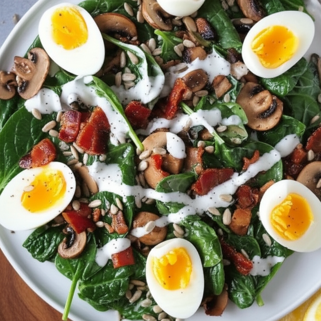 108 Mile Spinach Bacon Salad image