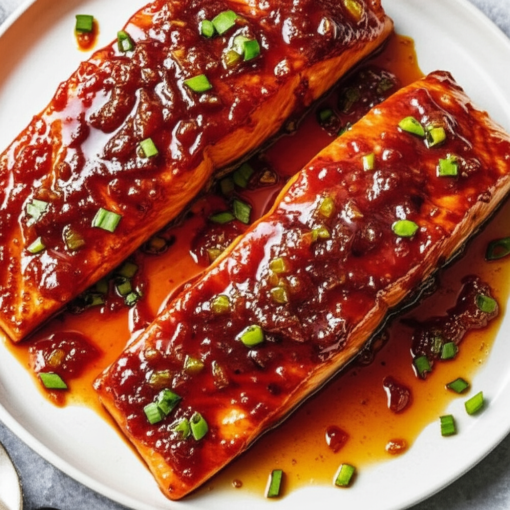 Asian Barbecue Salmon image