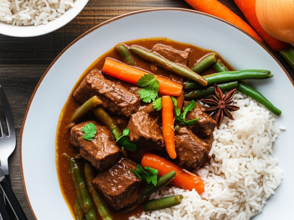 Asian Beef Vegetable Casserole image