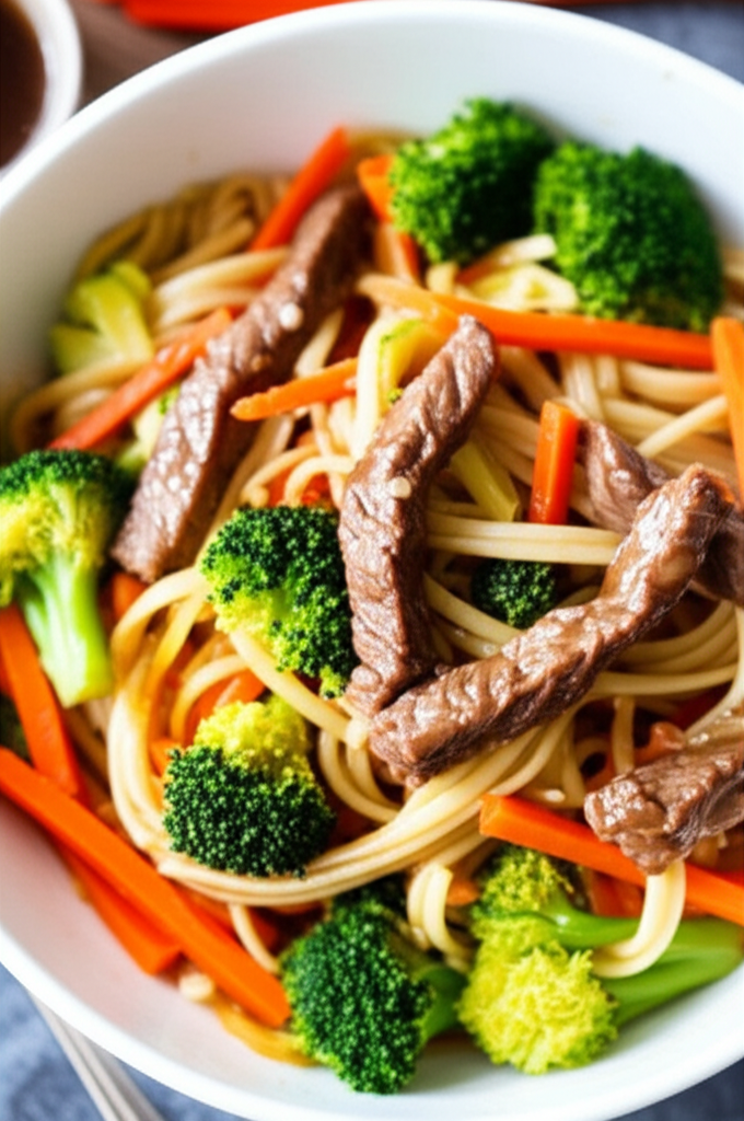 Asian Beef Noodle Bowl Kraft image