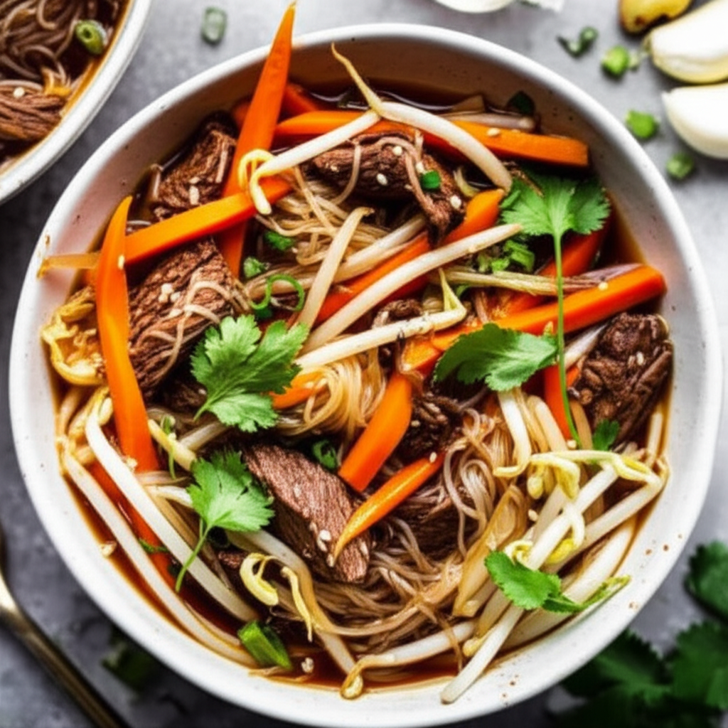 Asian Beef Noodle Soup image