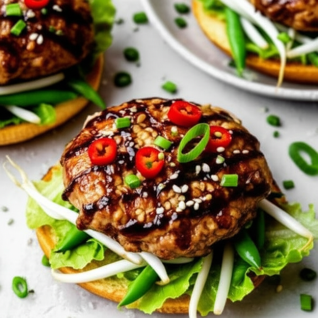 Asian Chicken Burgers image