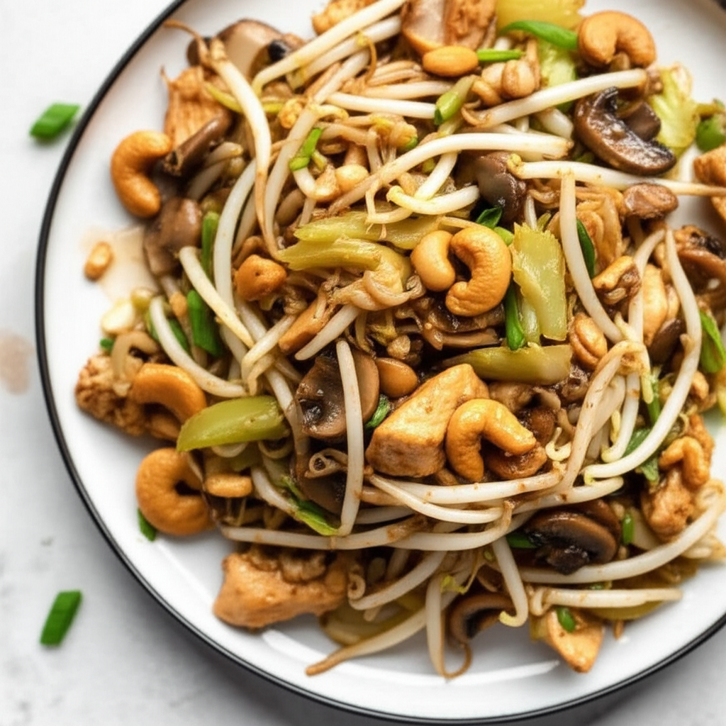 Asian Chicken Cashew Dish image