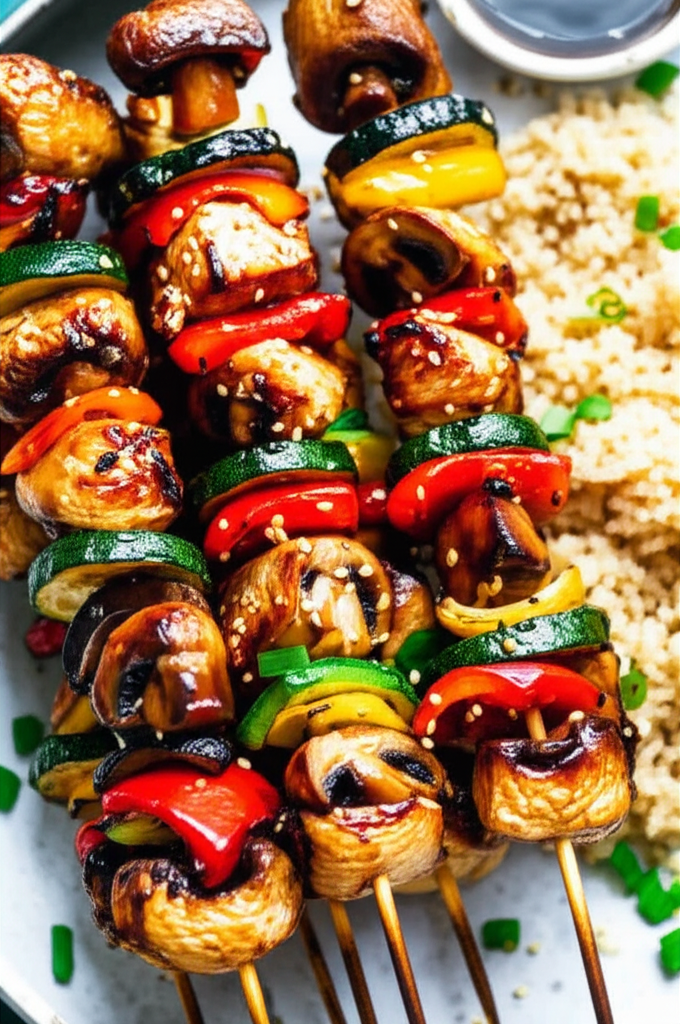 Asian Chicken Kabobs image