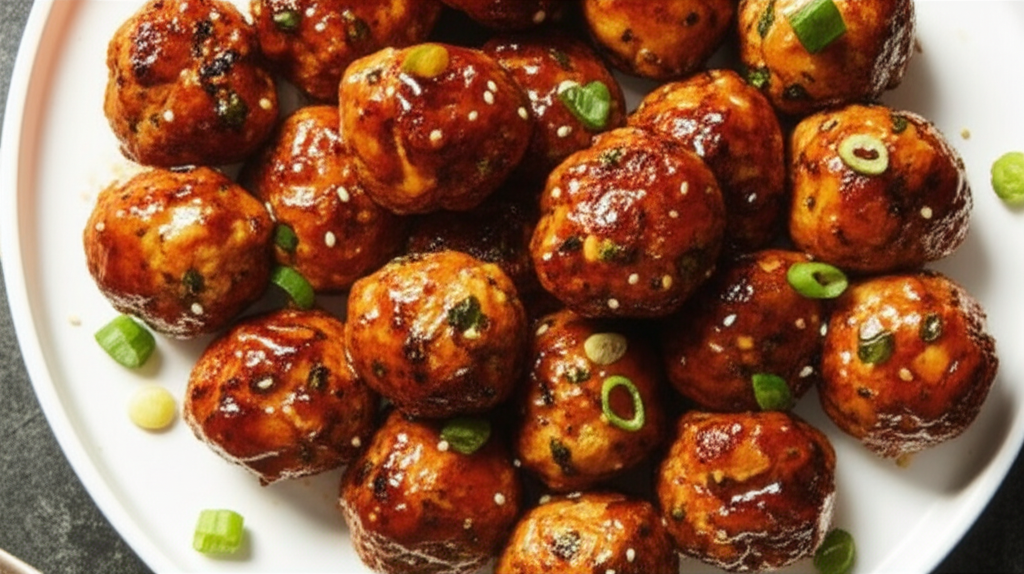 Asian Chicken Meatballs image