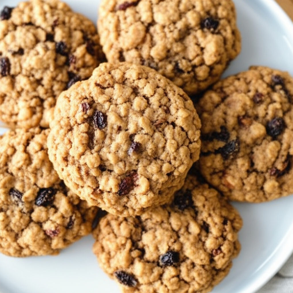 Giant Oatmeal Drop Cookies image