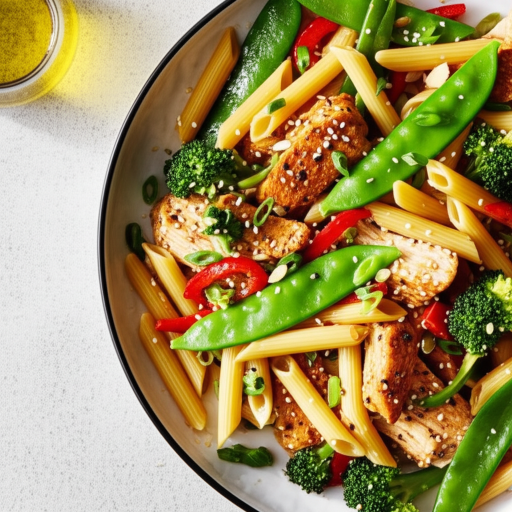 Asian Chicken Penne image