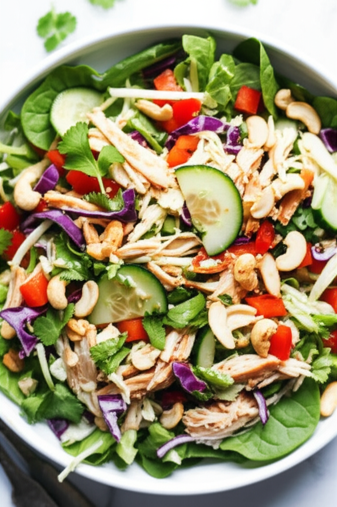 Asian Chicken Salad No Noodles image