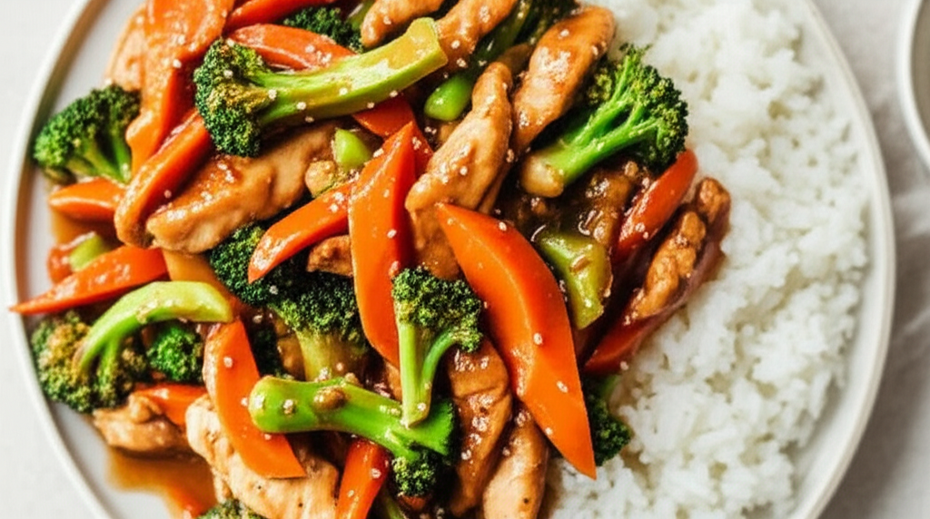 Asian Chicken Stir Fry image