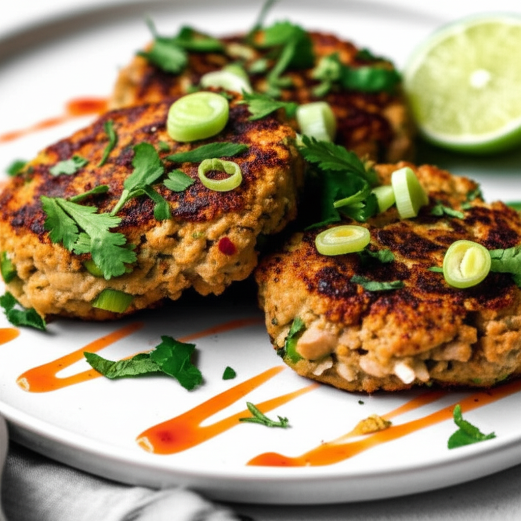 Ginger Chicken Burgers image