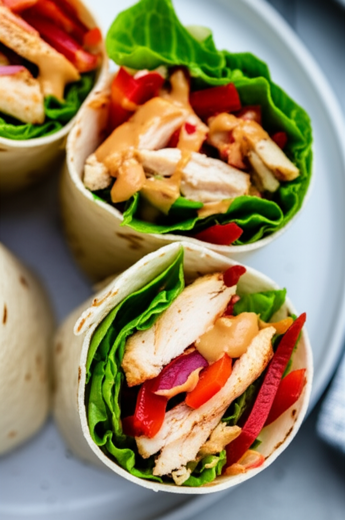 Asian Chicken Wrap image